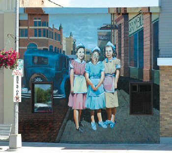 Waitress Mural