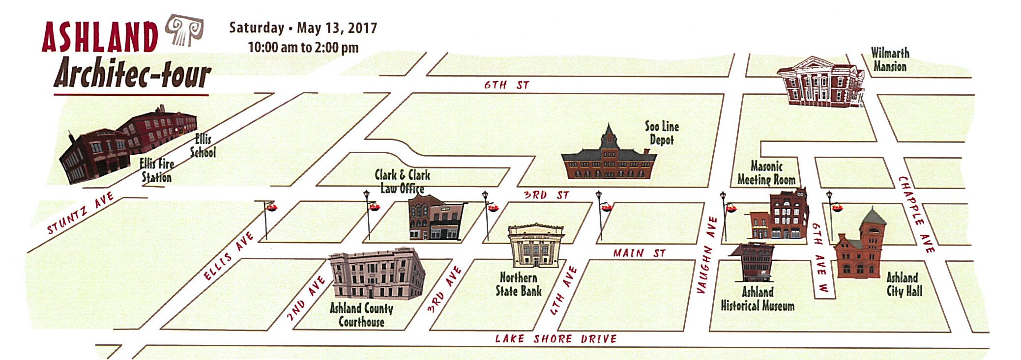 architec-tour map