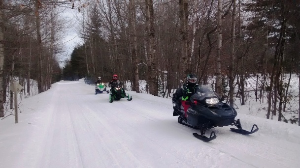 Snowmobiling in Ashland County is always an exciting adventure!